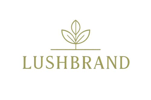 create a logo for me Lushbrand simple but eye catching